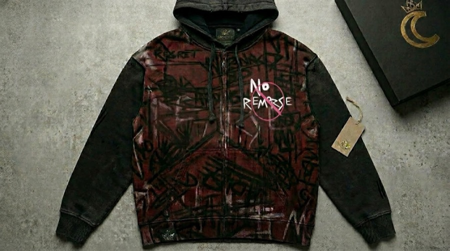 No Remorse zip hoodie