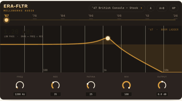 Era FLTR plug-in interface