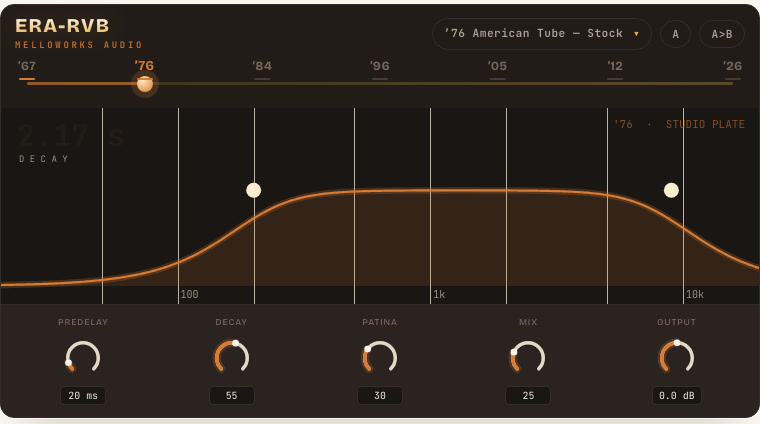 Era RVB plug-in interface